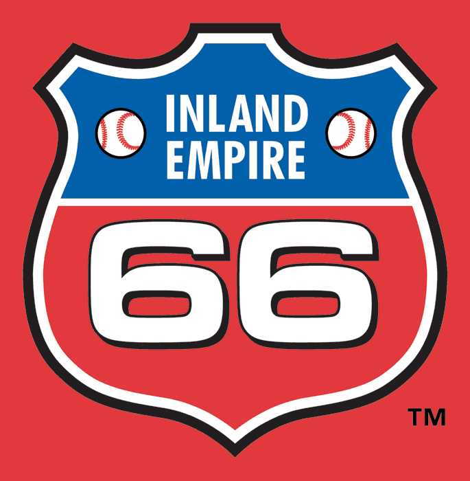 Inland Empire 66ers 2003-2013 Cap Logo vinyl decal